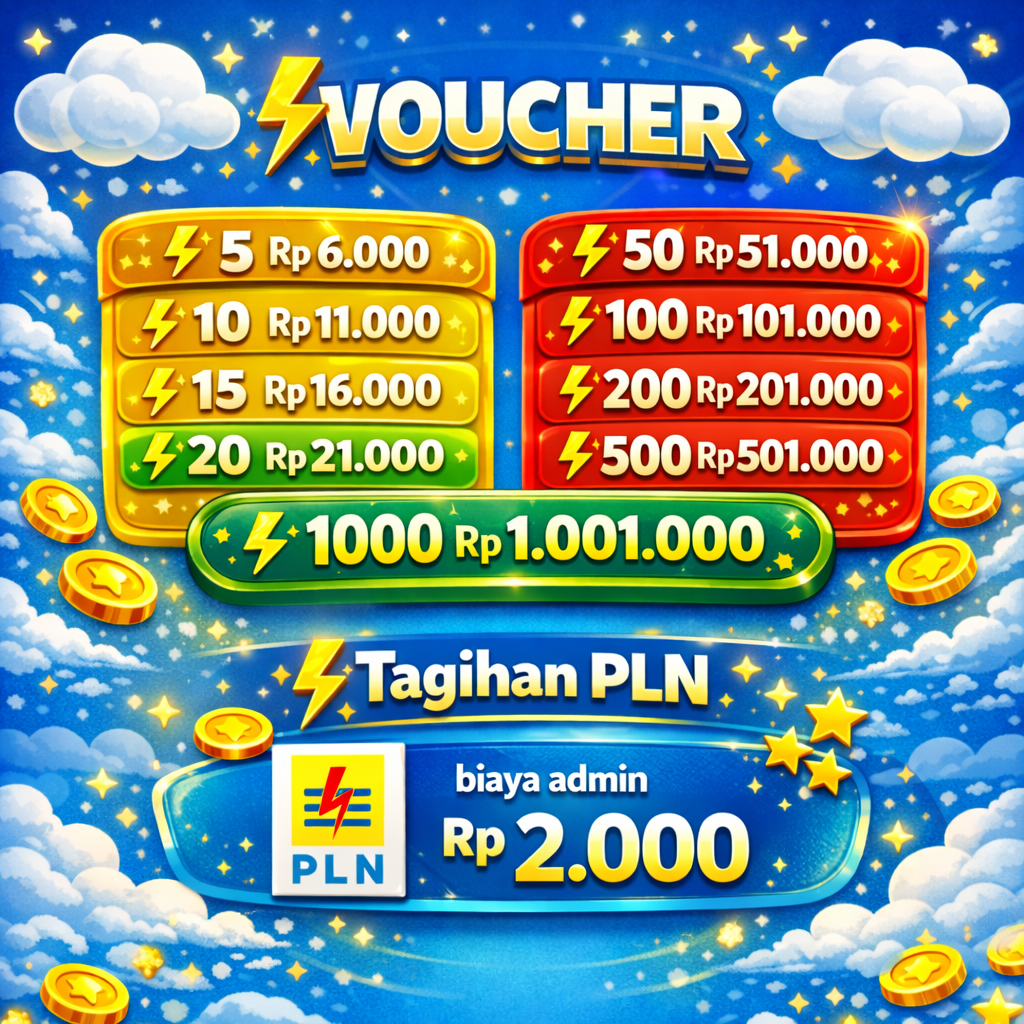 Voucher Token Listrik PLN