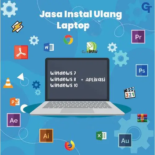 Jasa Install Ulang Laptop