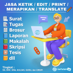 Jasa Buat, Ketik, Edit, Rapikan, Print, Tugas dan Makalah
