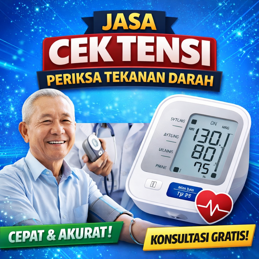 Cek Tensi / Periksa Tekanan Darah