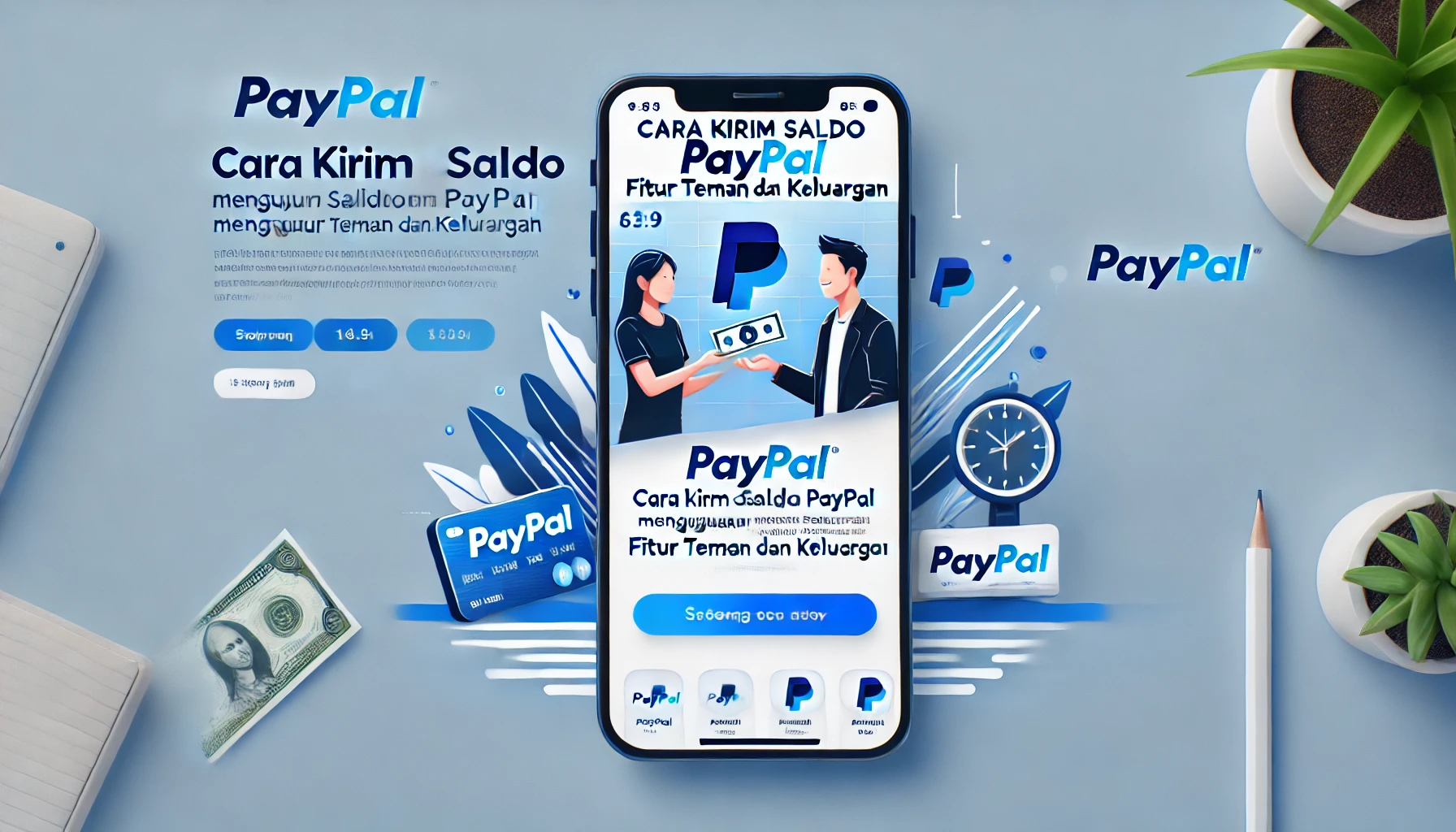 Cara Kirim Saldo PayPal Menggunakan Fitur Teman dan Keluarga