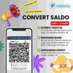 Jasa Convert Saldo Pakai QRIS Cair 1-3 Menit