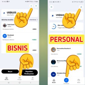 Bisnis vs Personal bisnis vs personal