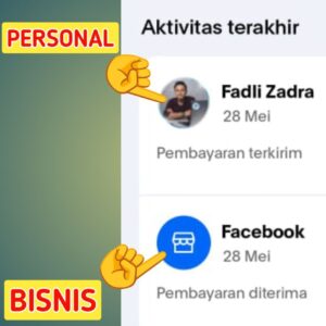 Bisnis vs Personal Bisnis vs Personal
