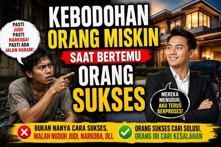 Kebodohan Orang Miskin Saat Bertemu Orang Sukses