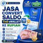 Jasa CONVERT Saldo TnG eWallet ke Rupiah
