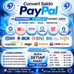 Jasa Convert PayPal ke Rupiah Rate Rp 17.000