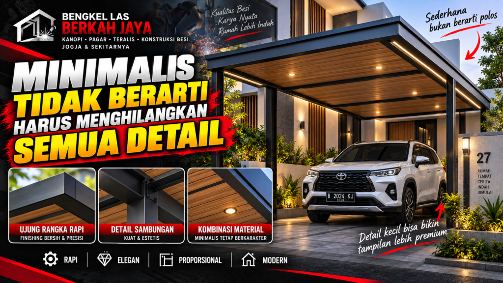 Minimalis Tidak Berarti Harus Menghilangkan Semua Detail