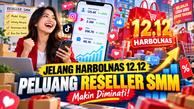 Jelang Harbolnas 12.12, Peluang Reseller SMM Panel Indonesia Makin Diminati Pelaku Usaha Digital