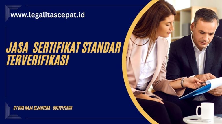 Jasa NIB, PKKPR/KKPR dan Sertifikat Standar Terverifikasi
