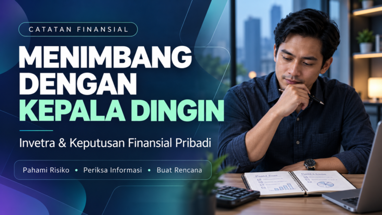 Menimbang dengan Kepala Dingin: Catatan tentang Invetra dan Keputusan Finansial Pribadi